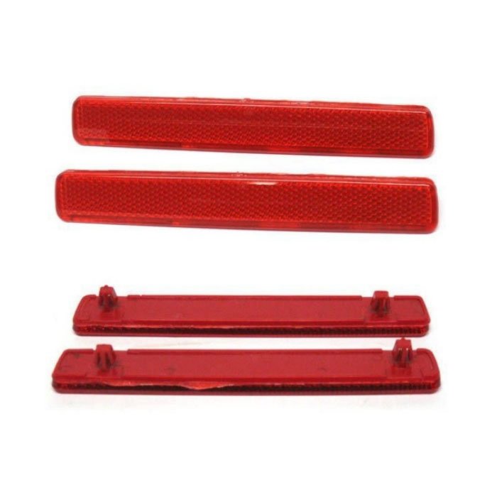 For Volkswagen Metroway T5 2003-2011 Rear Bumper Light Reflector Width Indicator Warning Light Anti-Tailgating Body Parts